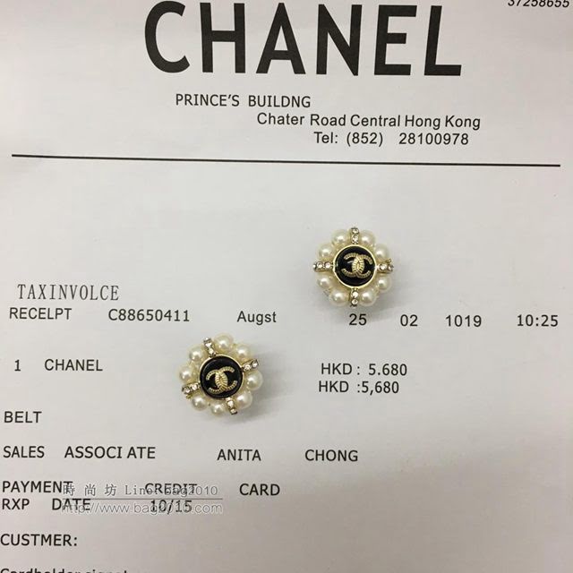 chanel耳環 19New arrival重工 超級壓軸款 香奈兒耳環  gzsc1492